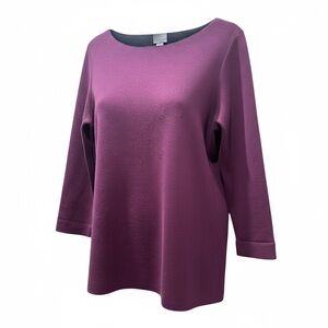 Chico's Long Sleeve Purple Sweater Size 1